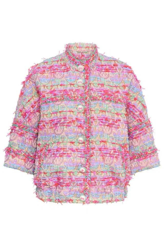 MAISON COMMON Eyelash Bomber Jacket