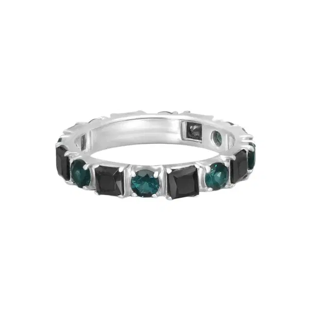 Armenta Armenta New World Grey Sterling Silver Multi-Gemstone Band Ring Sz. 6.5 by The Solist