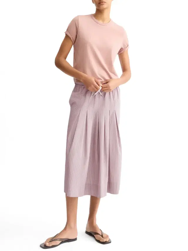 ARLO MOTT Gates Striped Full Midi Skirt