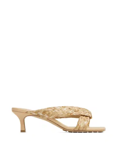 Bottega Veneta Raffia Heeled Sandals | Thumbnail 1