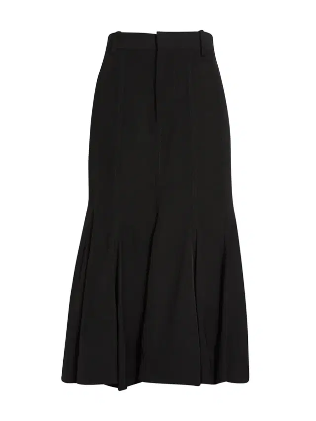 Viscose And Linen Skirt