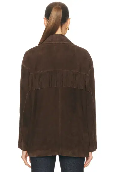Nili Lotan Foudre Fringe Suede Jacket | Thumbnail 4 Nili Lotan Foudre Fringe Suede Jacket | Thumbnail 4