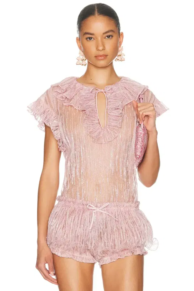 Este Ruffle Top