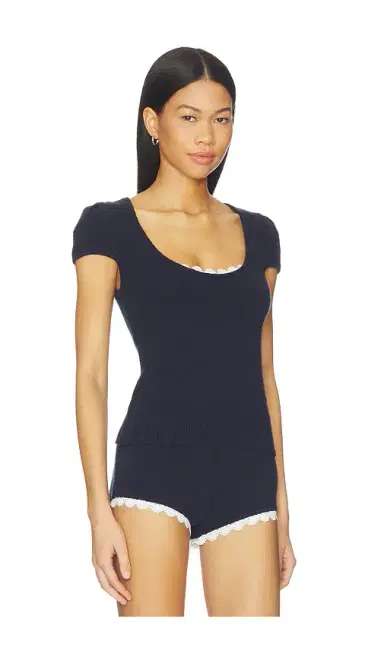 LPA Champaux Lace Trim Top | Thumbnail 2 LPA Champaux Lace Trim Top | Thumbnail 2