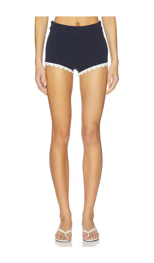 Champaux Lace Trim Shorts