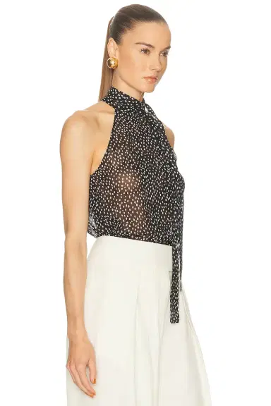 Nili Lotan Alla Halter Top | Thumbnail 2 Nili Lotan Alla Halter Top | Thumbnail 2