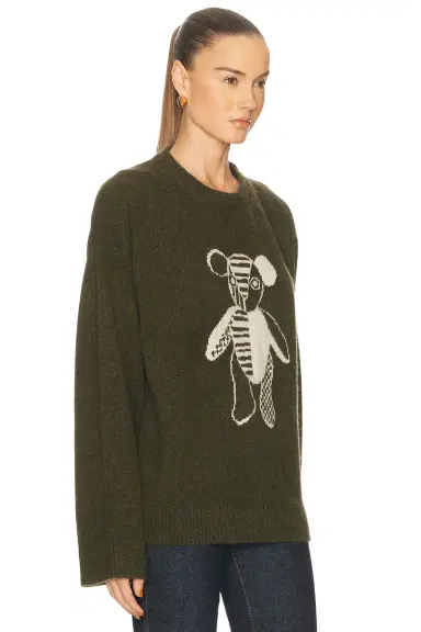 The Elder Statesman Teddy Sweater | Thumbnail 2 The Elder Statesman Teddy Sweater | Thumbnail 2