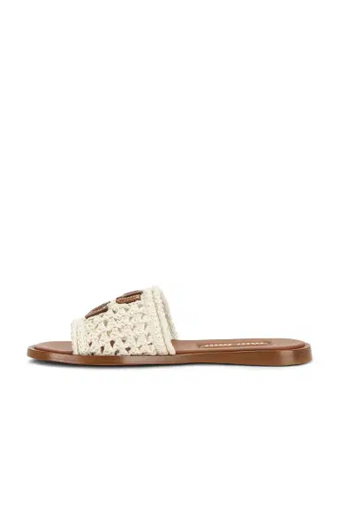 Miu Miu Ciabatte Crochet Slide | Thumbnail 5 Miu Miu Ciabatte Crochet Slide | Thumbnail 5