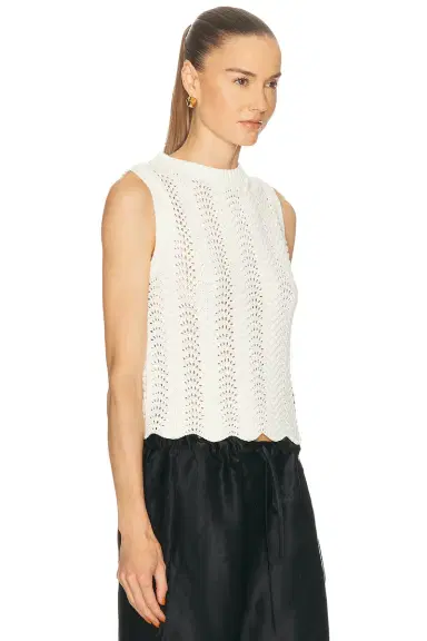 Loulou de Saison Vittoria American Armhole Tank Top | Thumbnail 2 Loulou de Saison Vittoria American Armhole Tank Top | Thumbnail 2