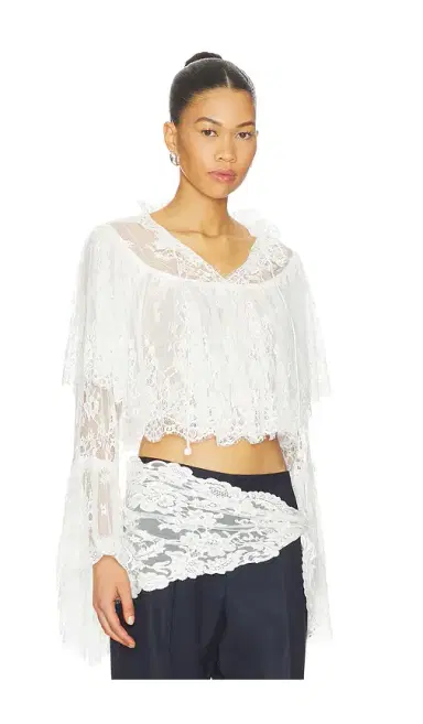 Sea Holden Embroidery Longesleeve Blouse | Thumbnail 2