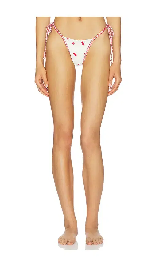 For Love & Lemons Beaded Cherries Bikini Bottom