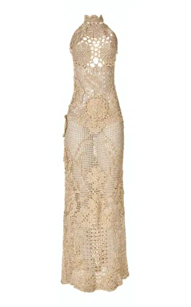 Andrea Almeida Anna Crocheted Maxi Dress | Thumbnail 1