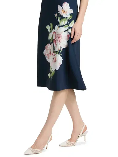 SACHIN & BABI Women's Fairfield Floral Cocktail Dress - Navy Raceme - Size 4 | Thumbnail 6 SACHIN & BABI Women's Fairfield Floral Cocktail Dress - Navy Raceme - Size 4 | Thumbnail 6