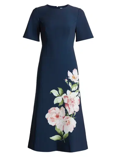 SACHIN & BABI Women's Fairfield Floral Cocktail Dress - Navy Raceme - Size 4 | Thumbnail 1 SACHIN & BABI Women's Fairfield Floral Cocktail Dress - Navy Raceme - Size 4 | Thumbnail 1