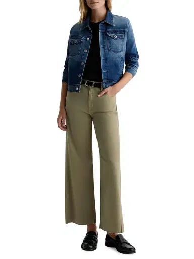AG Jeans Women's Saige Wide-Leg Crop Jeans | Thumbnail 2 AG Jeans Women's Saige Wide-Leg Crop Jeans | Thumbnail 2