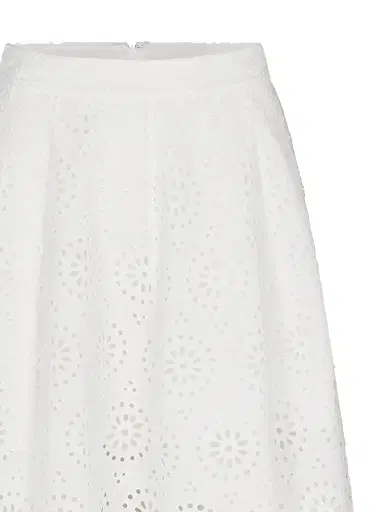 Frame Women's The Solstice Eyelet Midi-Skirt - White - Size 12 | Thumbnail 7 Frame Women's The Solstice Eyelet Midi-Skirt - White - Size 12 | Thumbnail 7
