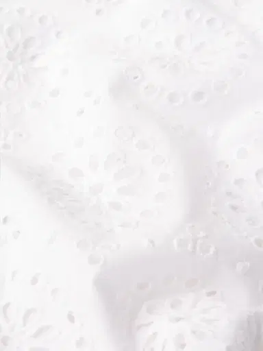 Frame Women's The Solstice Eyelet Midi-Skirt - White - Size 12 | Thumbnail 8 Frame Women's The Solstice Eyelet Midi-Skirt - White - Size 12 | Thumbnail 8