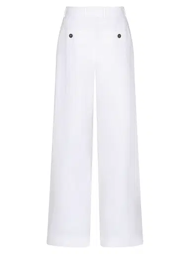 Frame Women's The Linen-Blend Trousers | Thumbnail 2 Frame Women's The Linen-Blend Trousers | Thumbnail 2