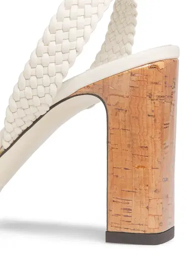 Jimmy Choo Women's Rori 85MM Leather Sandals - Latte Toasty | Thumbnail 5