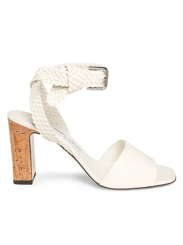Women's Rori 85MM Leather Sandals - Latte Toasty