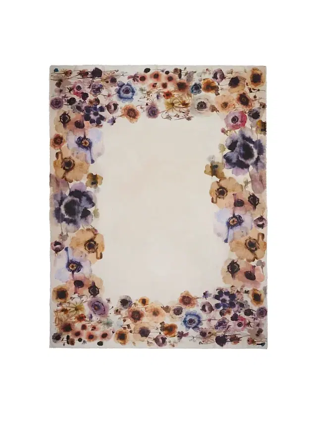 Women's Panse Floral Shawl - Multi Cream Floral