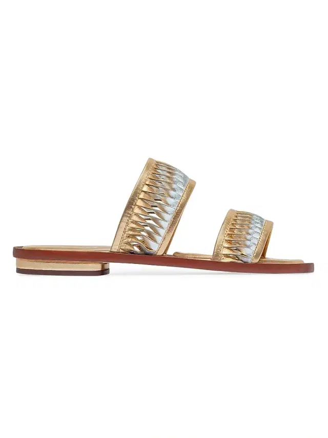 Bernardo 1946 Women's Andorra Flat Sandals - Gold