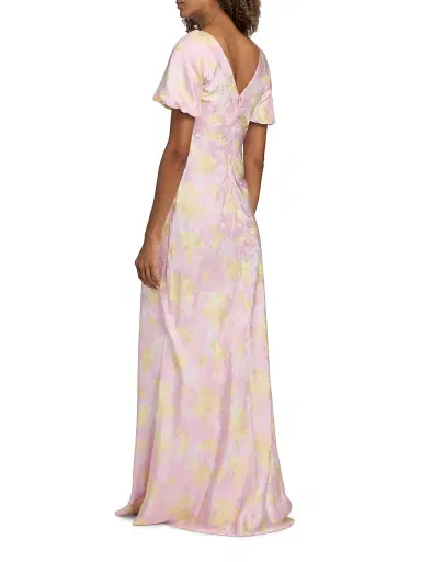 Markarian Women's Lilou Flora Silk Satin Column Gown | Thumbnail 5 Markarian Women's Lilou Flora Silk Satin Column Gown | Thumbnail 5