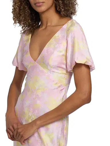 Markarian Women's Lilou Flora Silk Satin Column Gown | Thumbnail 6 Markarian Women's Lilou Flora Silk Satin Column Gown | Thumbnail 6