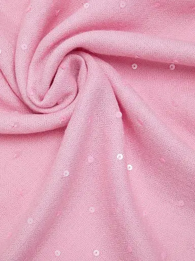 Carolyn Rowan Collection Women's Sequin-Embellished Cashmere-Silk Scarf - Pink | Thumbnail 3