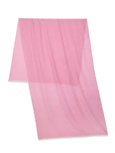 Carolyn Rowan Collection Women's Sequin-Embellished Cashmere-Silk Scarf - Pink | Thumbnail 1