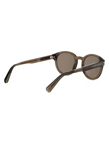 BVLGARI Men's B. zero1 50MM Round Sunglasses - Brown | Thumbnail 6 BVLGARI Men's B. zero1 50MM Round Sunglasses - Brown | Thumbnail 6