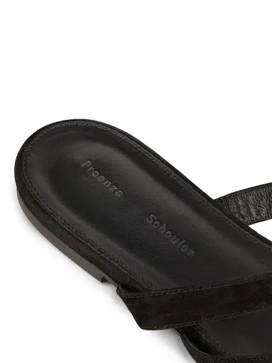 Proenza Schouler Women's Strappy Suede Flats - Black - Size 10 | Thumbnail 5 Proenza Schouler Women's Strappy Suede Flats - Black - Size 10 | Thumbnail 5