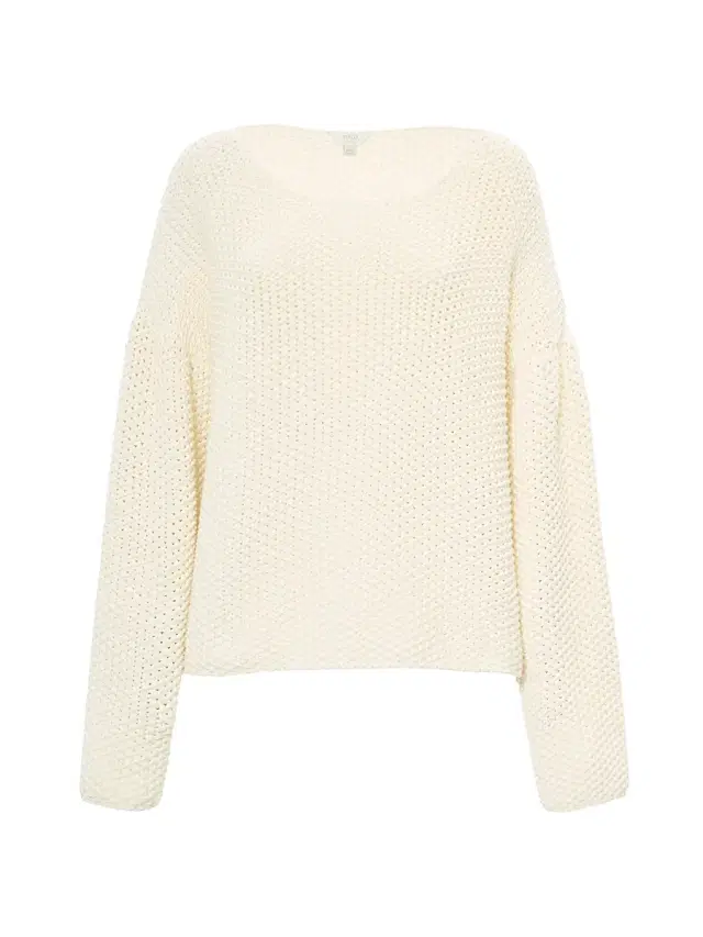 Women's Boatneck Oversized Sweater - Margherita