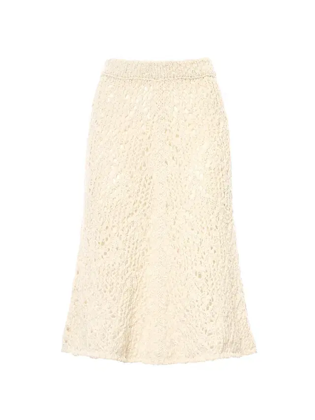 Malo Women's Cotton Flammé Midi-Skirt - Margherita