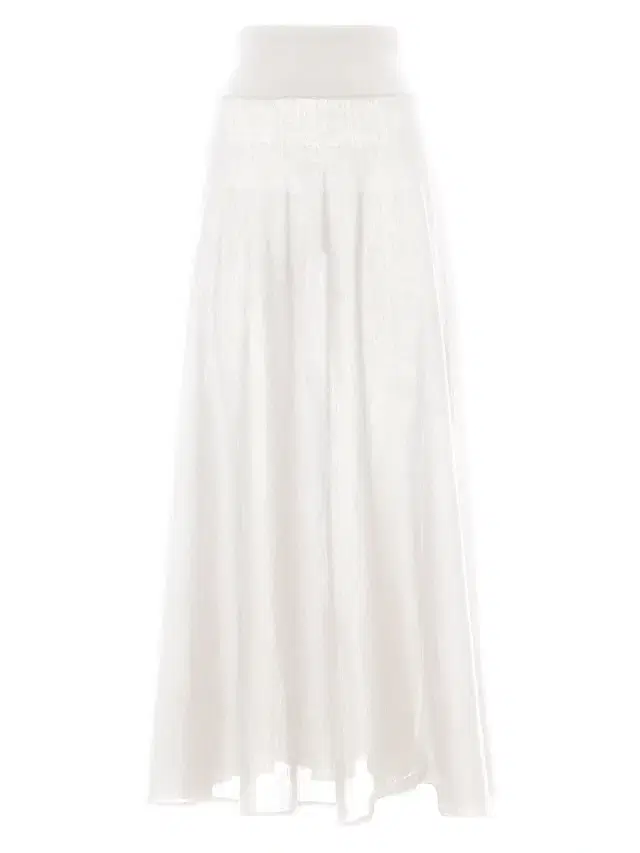 Malo Women's Cashmere-Silk Maxi Skirt - White