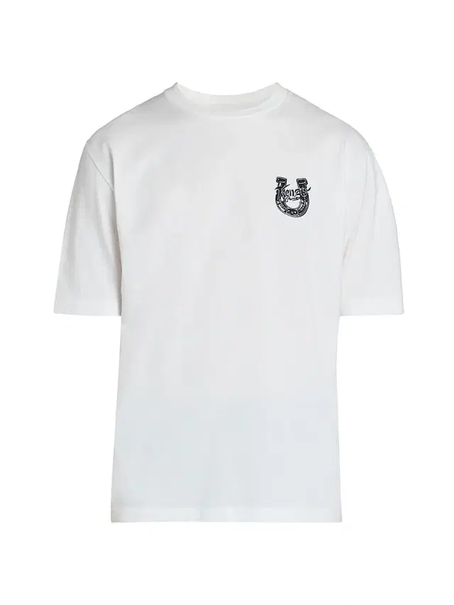 Kenzo Men's Lucky Horses Crewneck T-Shirt - White