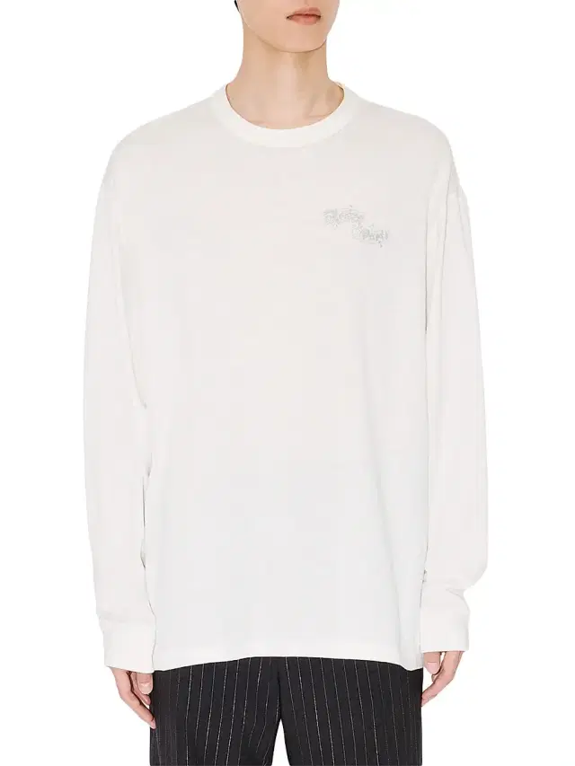 Men's Winter Holidays Relaxed Long-Sleeve T-Shirt - White
