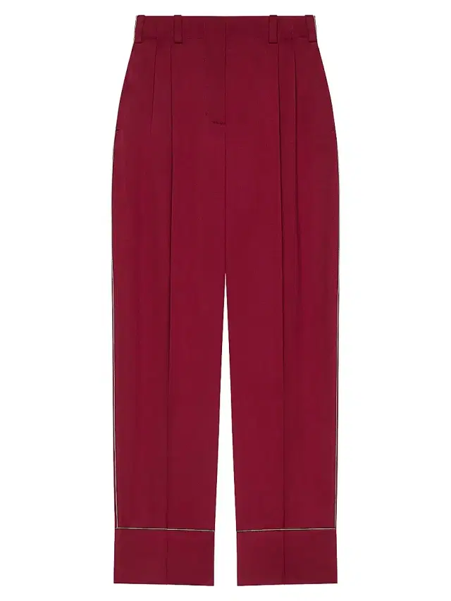 Givenchy Women's Pyjama Pants in Silk - Red Cherry