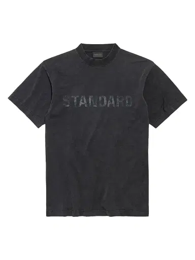 Balenciaga Men's Standard Regular Fit T-Shirt - Faded Black - Size XL | Thumbnail 1