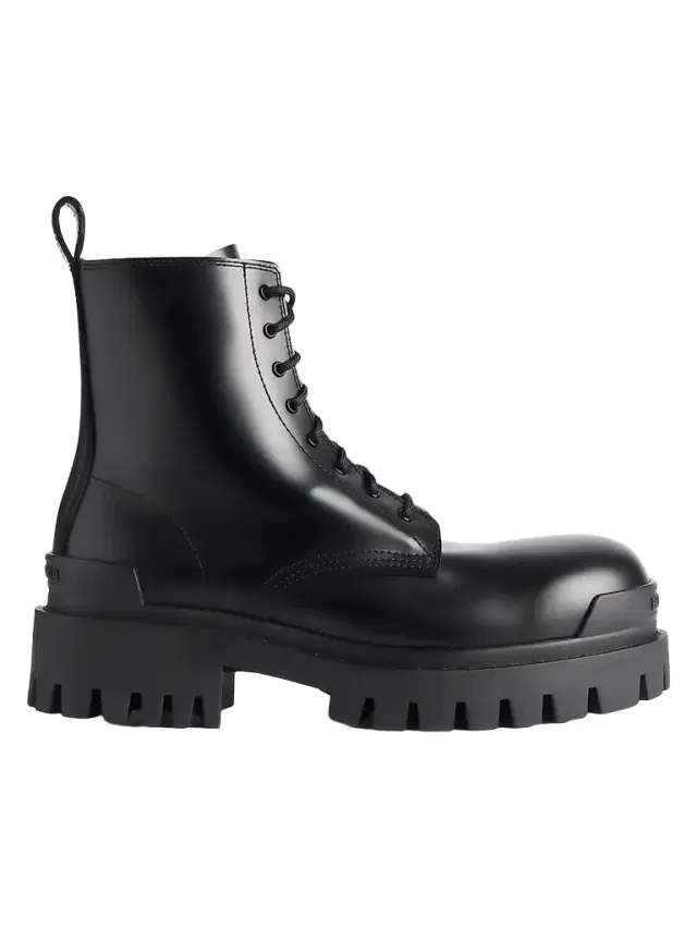 Men's Strike Zipped Boots - Black