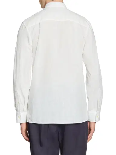 OFFICINE GÉNÉRALE Men's Guido Slub Cotton Shirt | Thumbnail 5 OFFICINE GÉNÉRALE Men's Guido Slub Cotton Shirt | Thumbnail 5