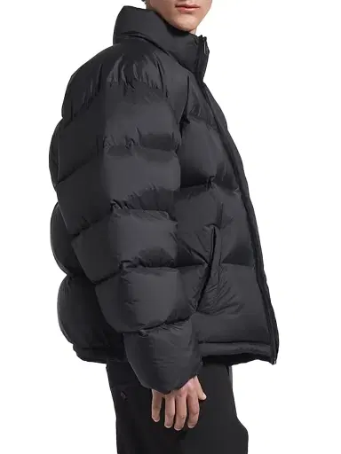 Balenciaga Men's Standard Puffer Jacket - Black - Size Large | Thumbnail 3