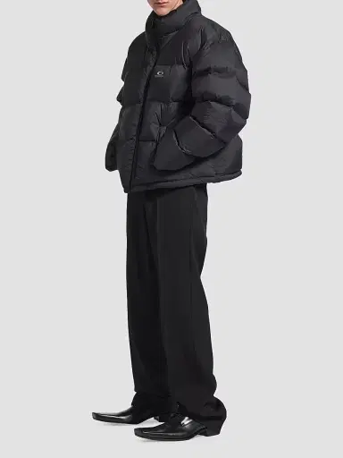 Balenciaga Men's Standard Puffer Jacket - Black - Size Large | Thumbnail 5