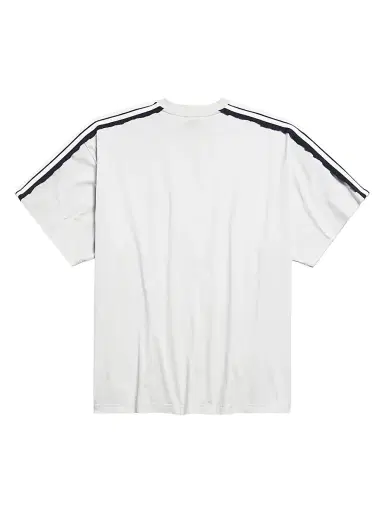Balenciaga Men's Unity Sports Icon Oversized T-Shirt - Dirty White Black - Size XXL | Thumbnail 2