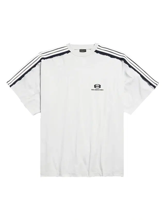 Men's Unity Sports Icon Oversized T-Shirt - Dirty White Black