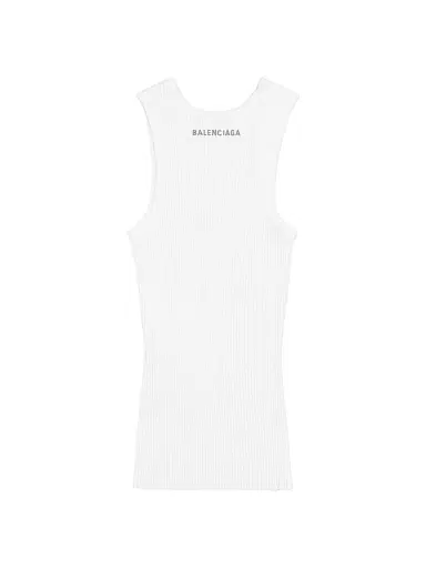 Balenciaga Women's Tank Top - White - Size XL | Thumbnail 2
