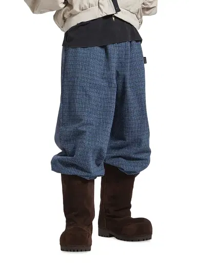 Balenciaga Men's Hybrid Large Fit Pants - Blue - Size 38 | Thumbnail 2
