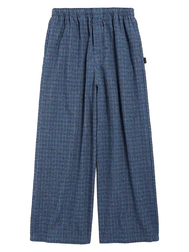 Balenciaga Men's Hybrid Large Fit Pants - Blue