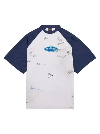 Balenciaga Men's Banana Raglan Oversized T-Shirt | Thumbnail 1 Balenciaga Men's Banana Raglan Oversized T-Shirt | Thumbnail 1