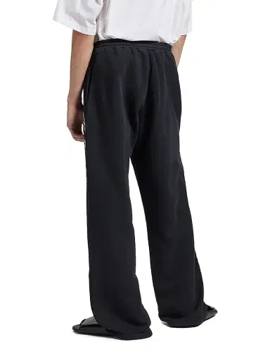 Balenciaga Men's Cursive Baggy Pants - Black White - Size Medium | Thumbnail 4 Balenciaga Men's Cursive Baggy Pants - Black White - Size Medium | Thumbnail 4